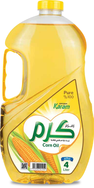 Karam Corn Oil - Family Sizes (2.5 / 3 / 4 L)